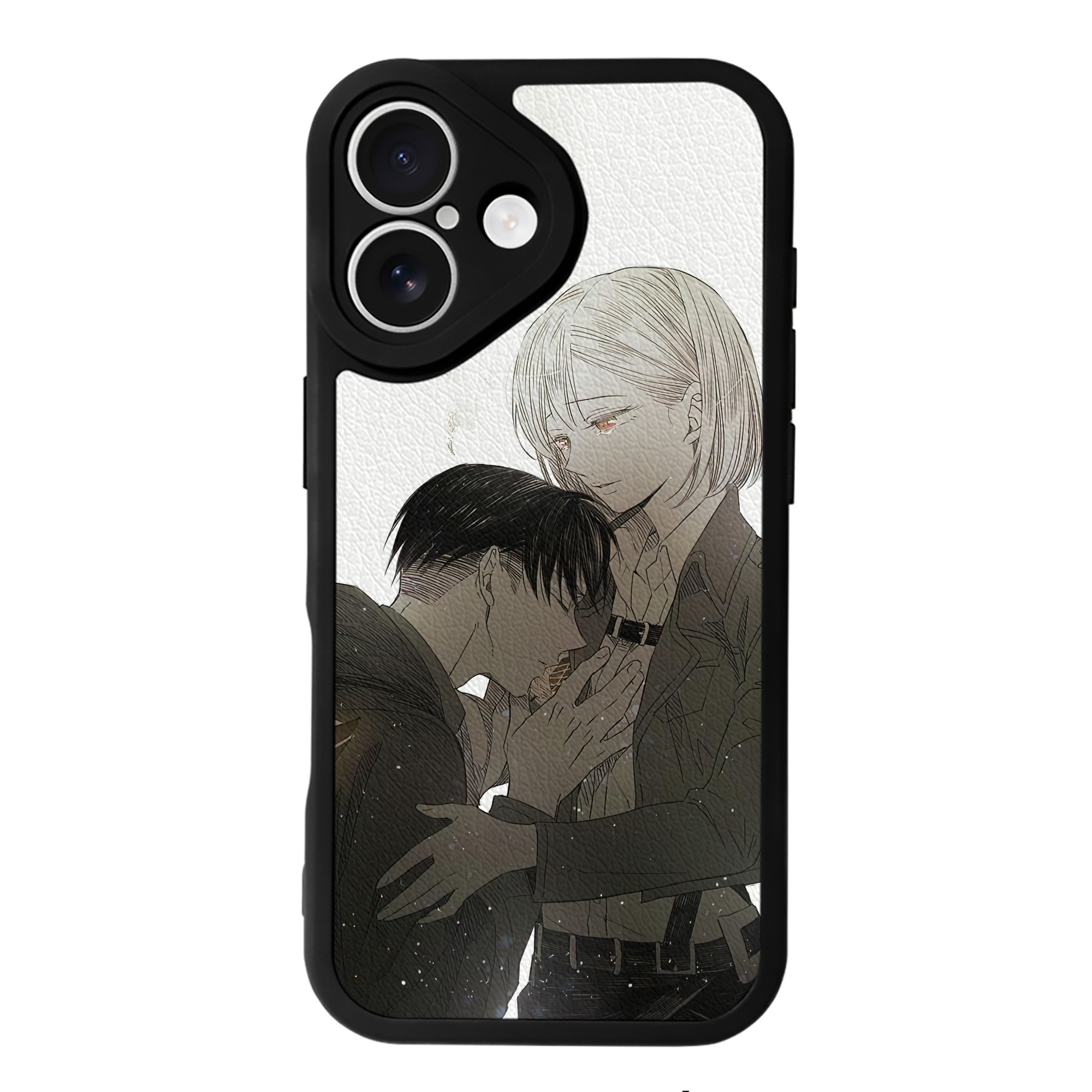 （画像用） 進撃の巨人 Attack on Titan 【iPhone 16シリーズ対応】シリコンスマホケース（レザー調） 材質：シリコン